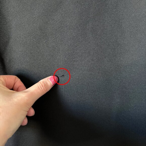 Sam Edelman Asymmetric Zip Parka Black Winter Puffer Coat Womens Large - Picture 11 of 17